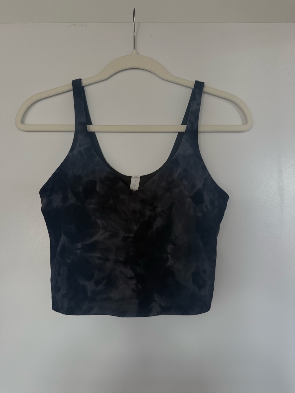lululemon Align Tank (A/B support) - Size 6, Black Tie-Dye